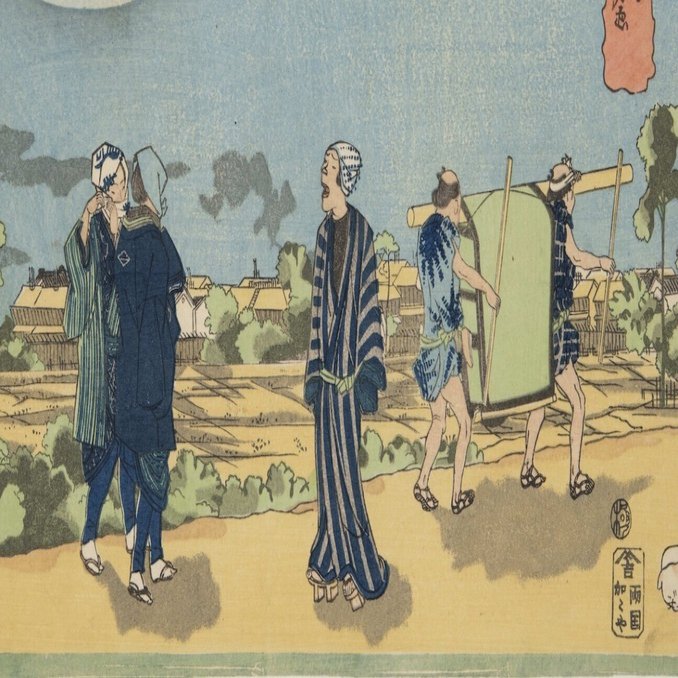 浮世絵おじさんフェスティバル」出品作⑤：歌川国芳《東都名所 新吉原