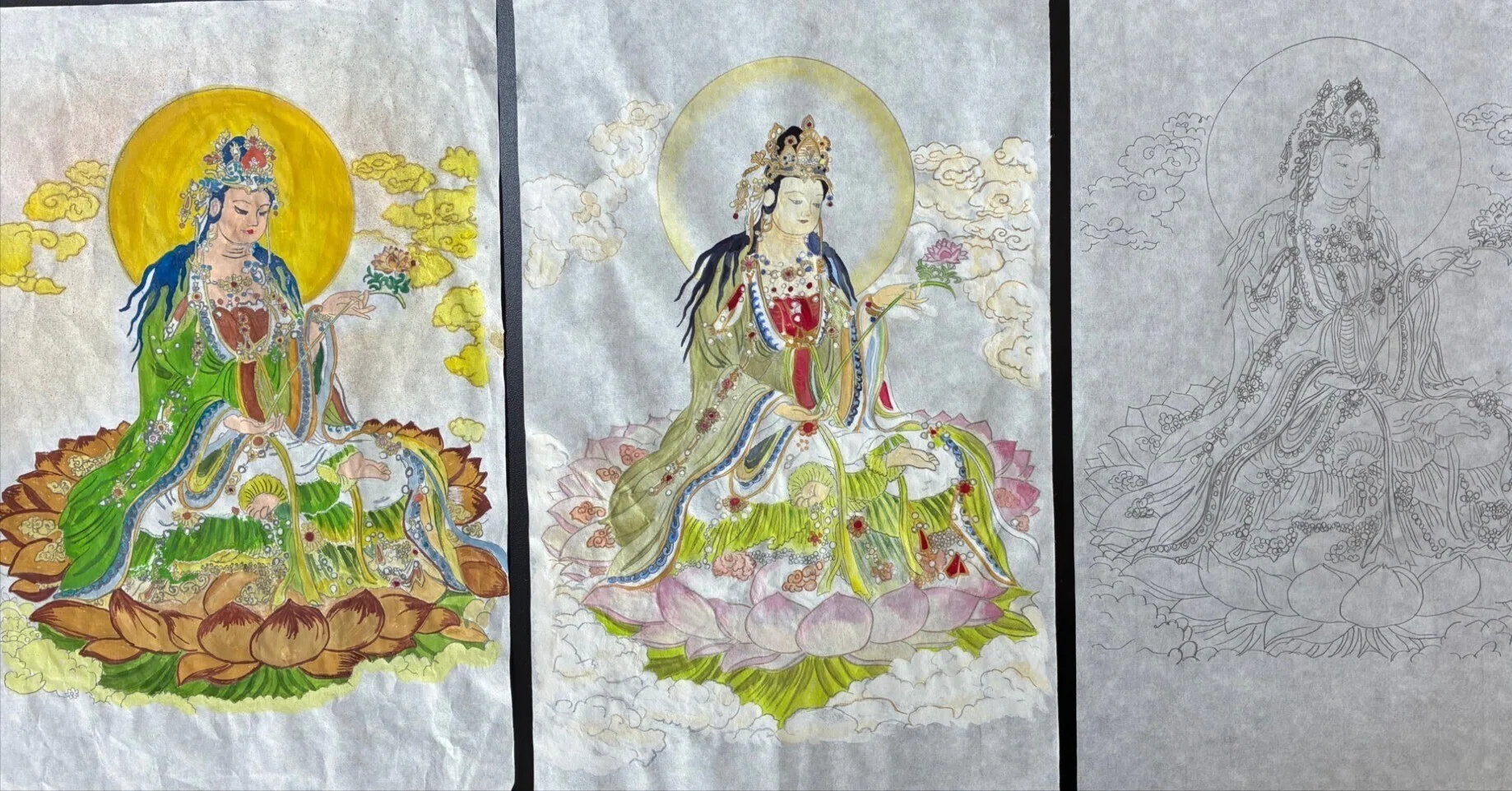 一枚にこだわる 次の一枚にかける [仏画曼荼羅アート 佛日寺教室 一枚にこだわる 次の一枚にかける [仏画曼荼羅アート 佛日寺教室