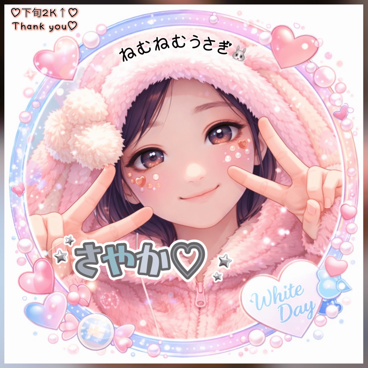 2026年2月 限定アイコン特典🎁｜🌼ねむ·‹:) むーみん( ｰ̀εｰ́ )🌻