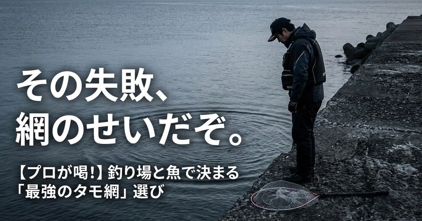 プロが喝！】タモ網選びで失敗するな！釣り場と魚で決まる最強の一本と 
