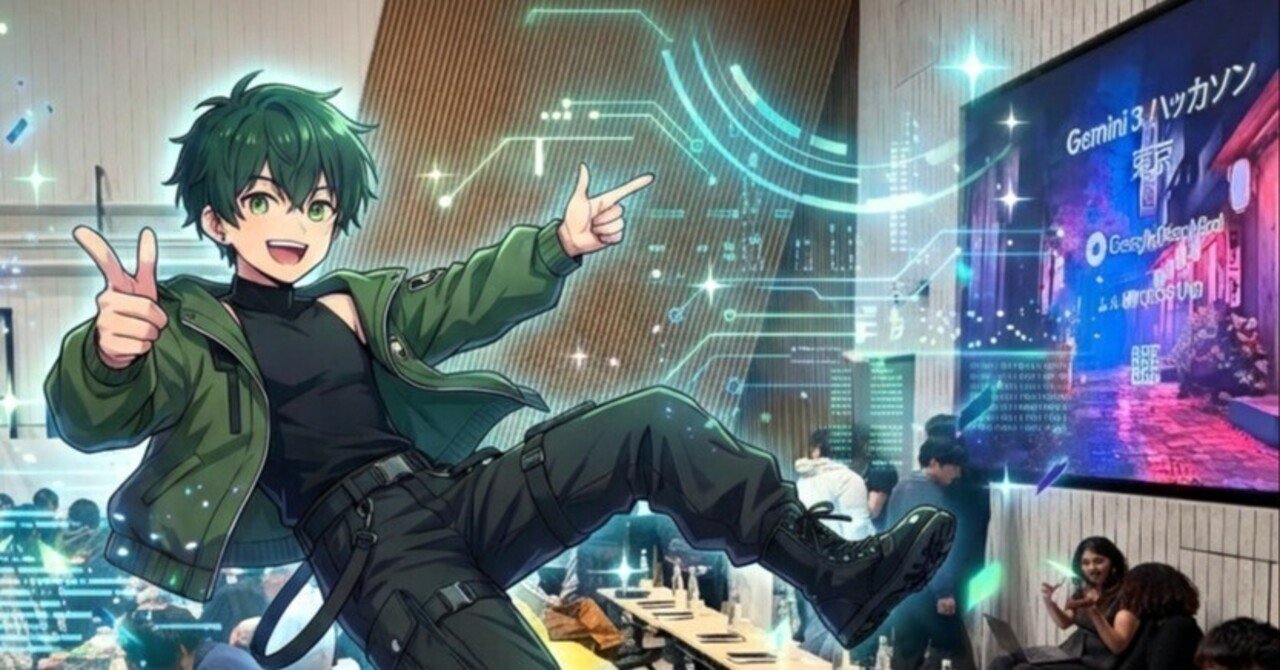 Cover Image for Experiencing Google Developers in Shibuya! "Gemini 3 Hackathon Tokyo" - Creating an "AI-Powered Game in 7 Hours"