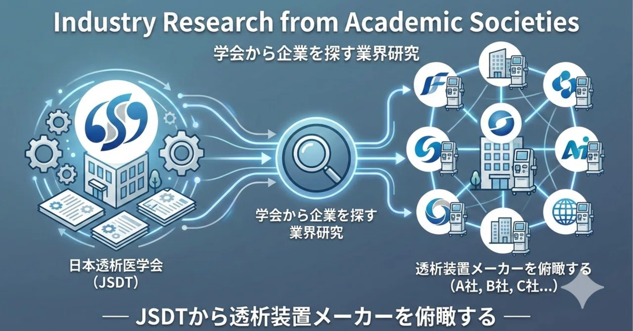 学会から企業を探すという業界研究― JSDTから透析装置メーカーを俯瞰する ―｜メーカーの中の人