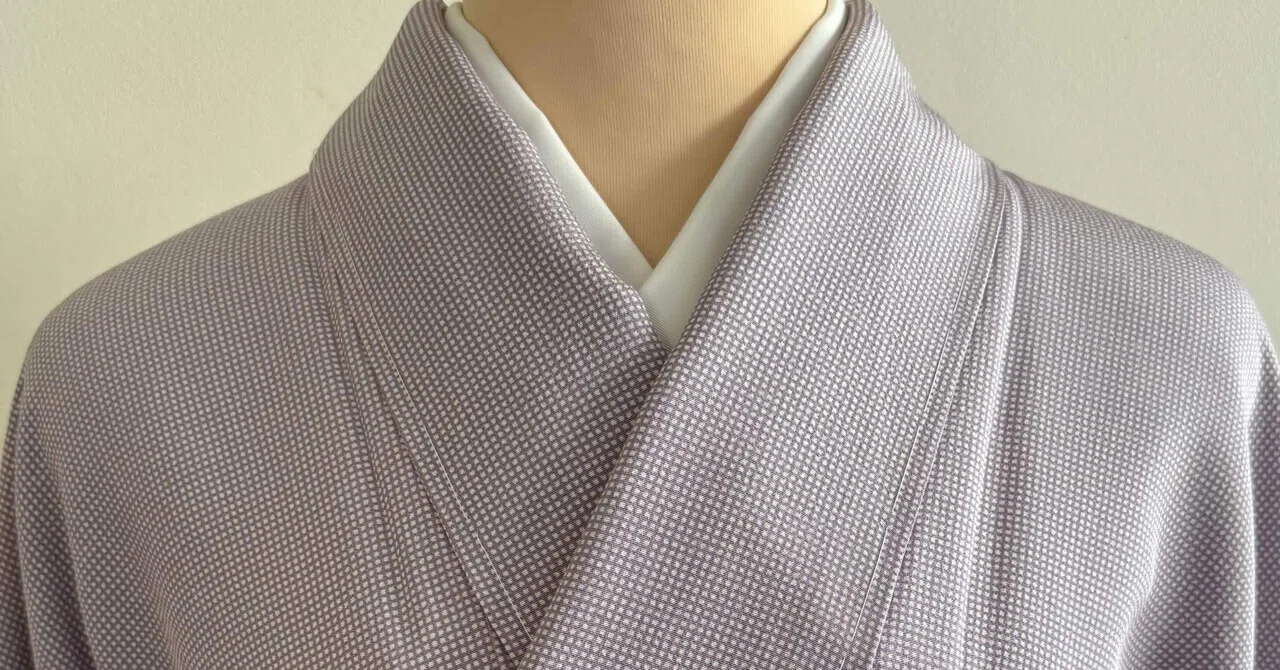 江戸小紋角通し着物｜夢吉きもの