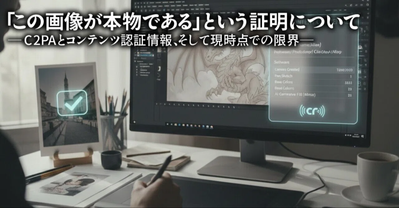 この画像が本物である」という証明について— C2PAとコンテンツ認証情報 