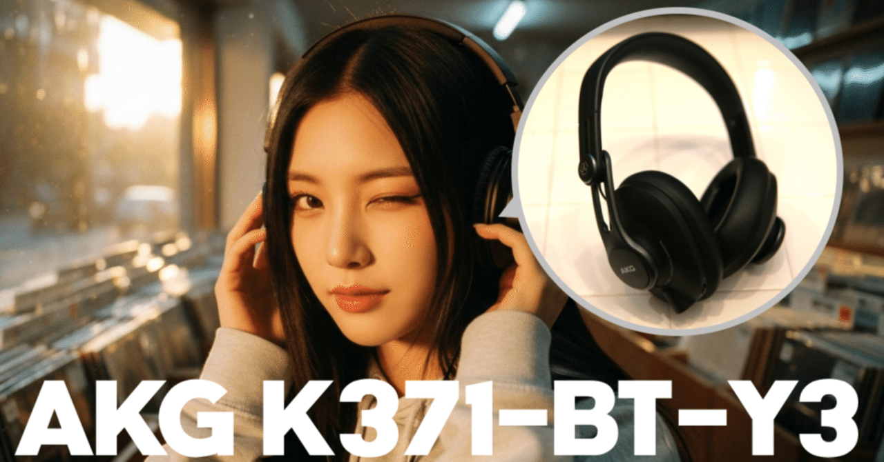 すぐそこで歌ってる！声チカヘッドホン【AKG K371-BT-Y3】ヘッドホン