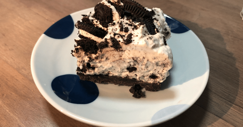 オレオチーズケーキを作ったのを食べてみた 吉光 旅とレピドライト Note