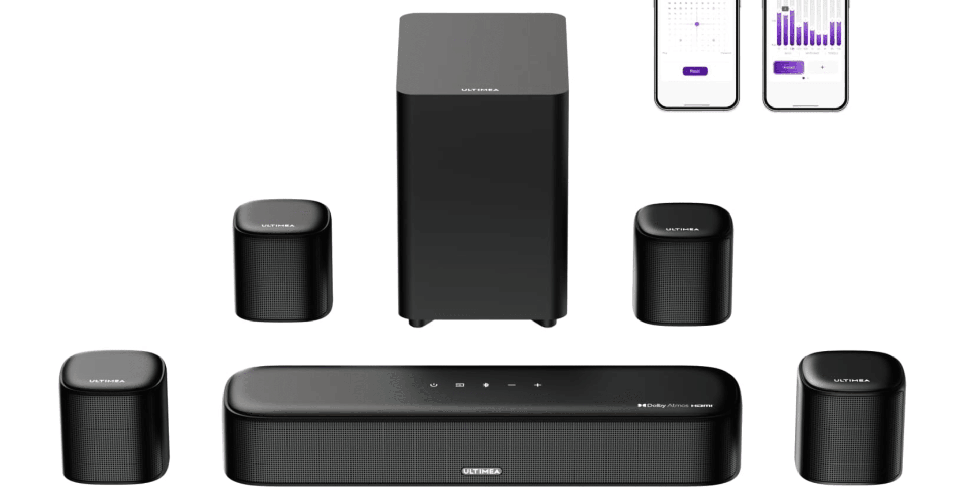 ULTIMEA Aura A60 サウンドバー 7.1ch Dolby Atmos 350W レビュー