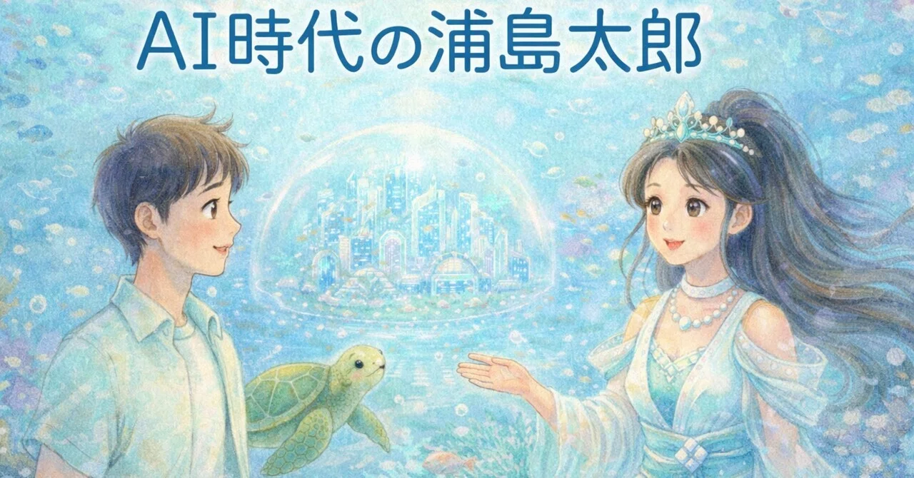 🌊未来版•浦島太郎 『 🐢 AI時代の浦島太郎』｜N.sorano