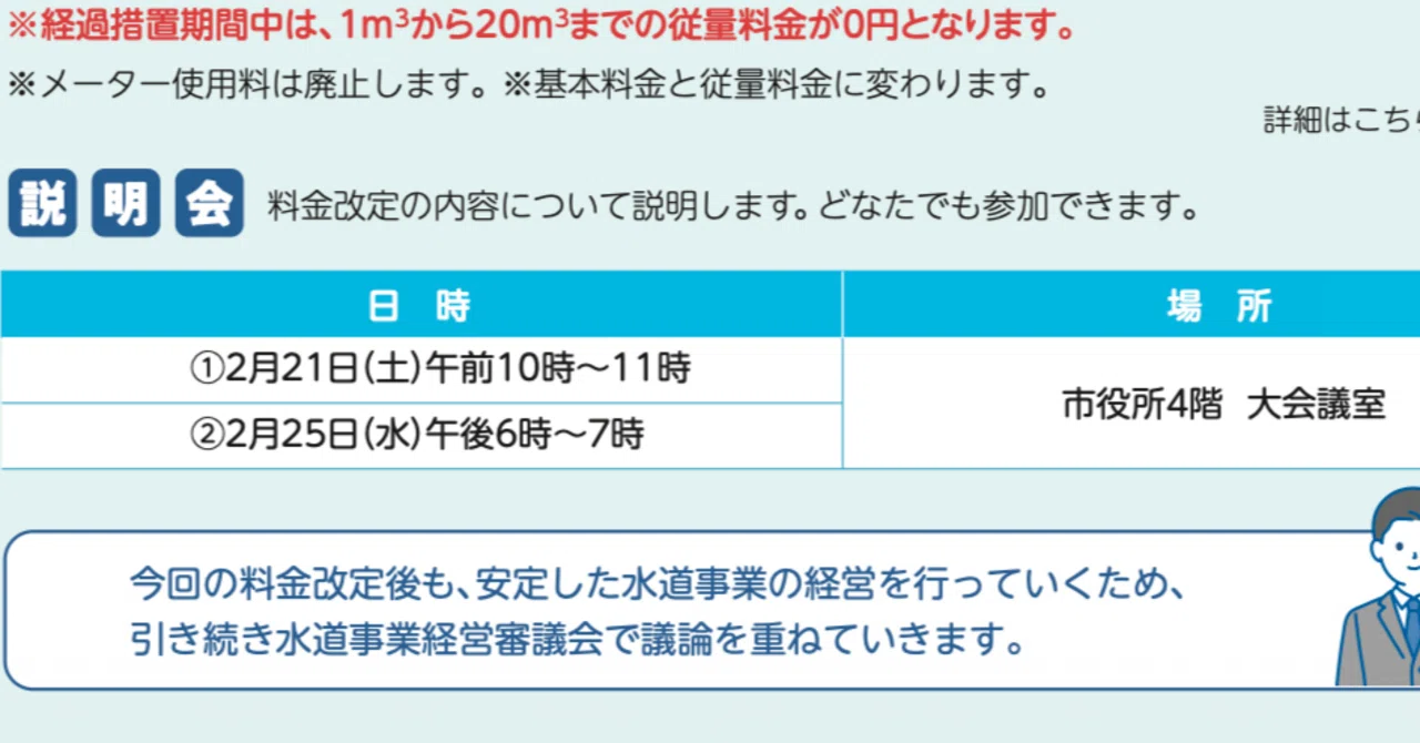 単身世帯は80%の値上げ 瀬戸市水道料金改定｜瀬戸の森から