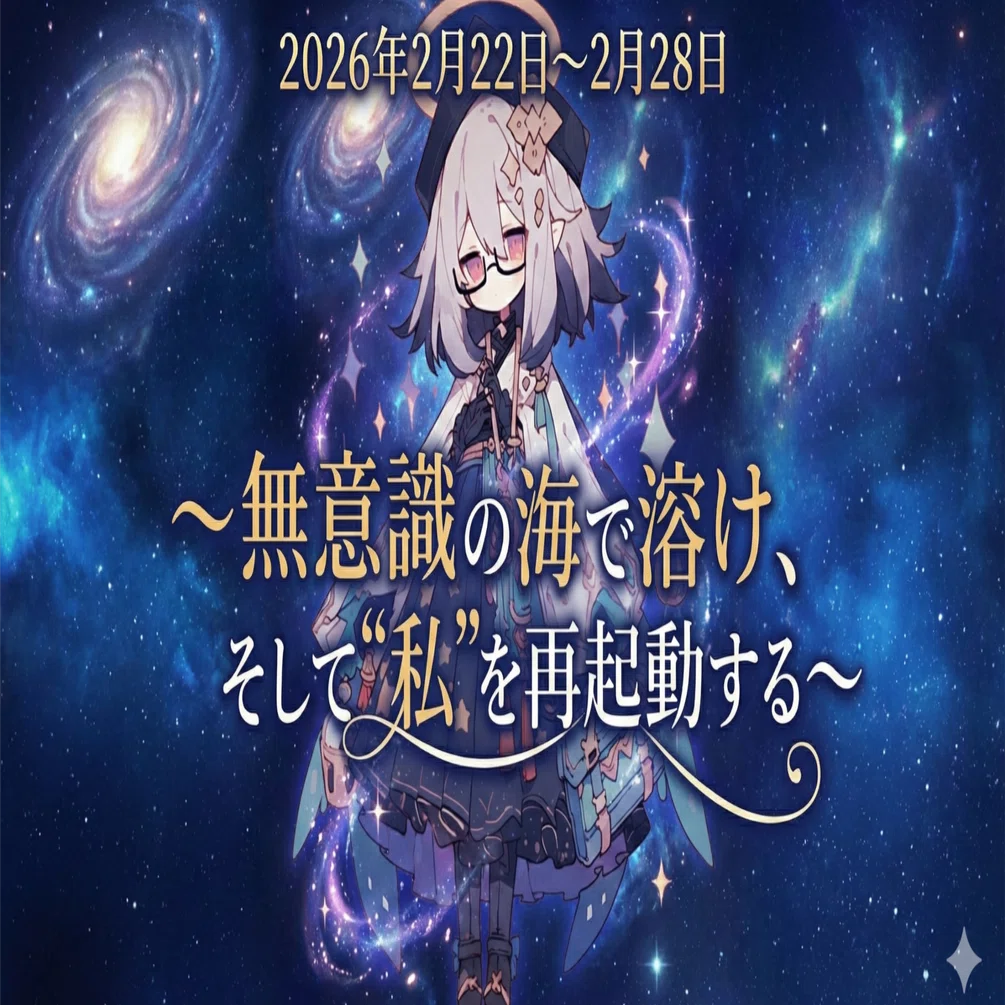 あなたのための占星術 2026年2月22日〜2月28日の流れ】〜無意識の海で溶け、そして“私”を再