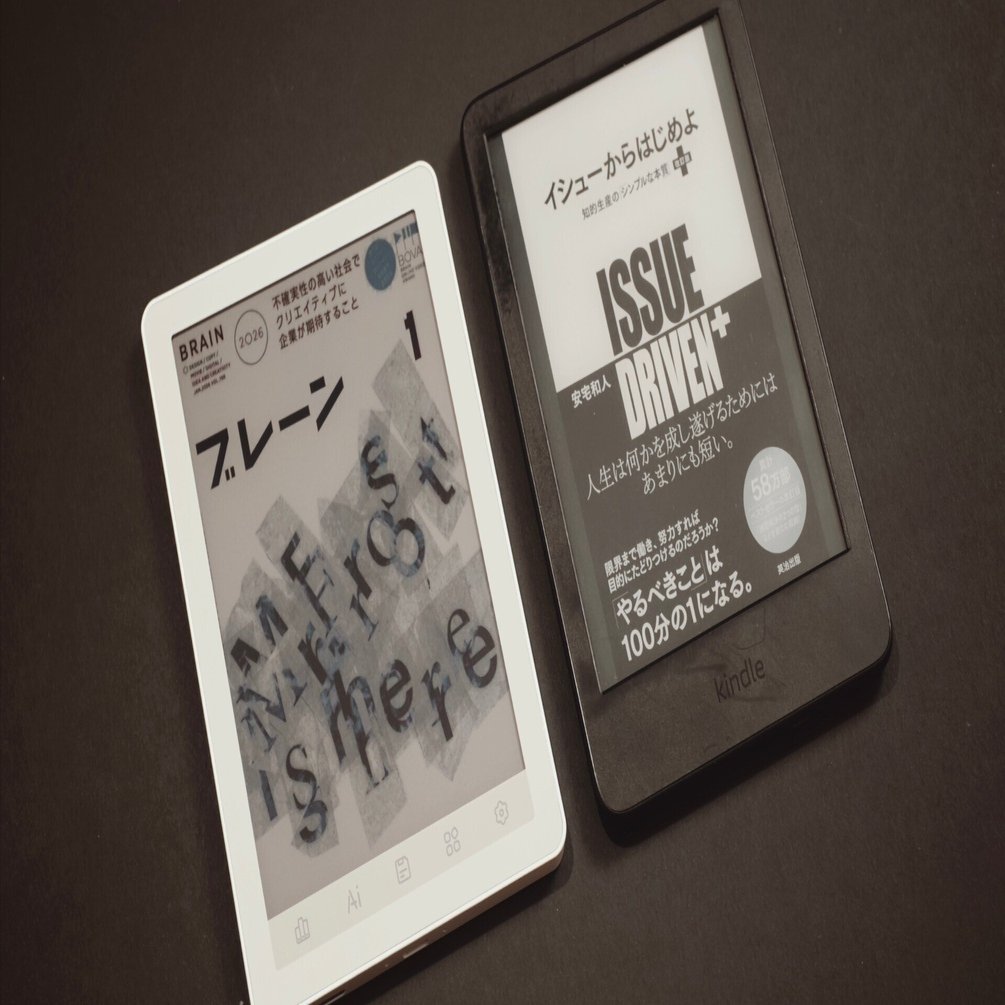 Kindle無印で満足してた私が、クリエイティブ雑誌のためだけにBigme b6