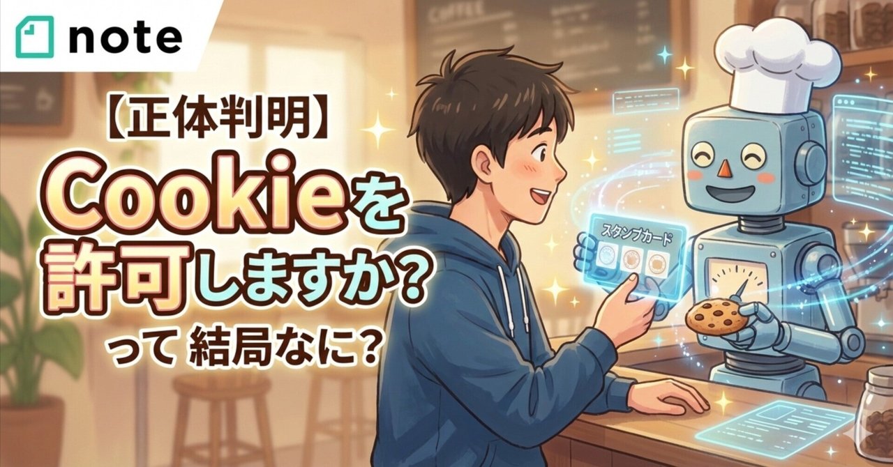 正体判明】よく見る「Cookieを許可しますか？」って結局なに？｜ゆるきち
