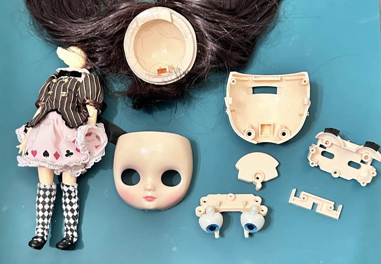弍】ミディブライス を桃色の姫にプチカスタムしたい！アイチップ交換