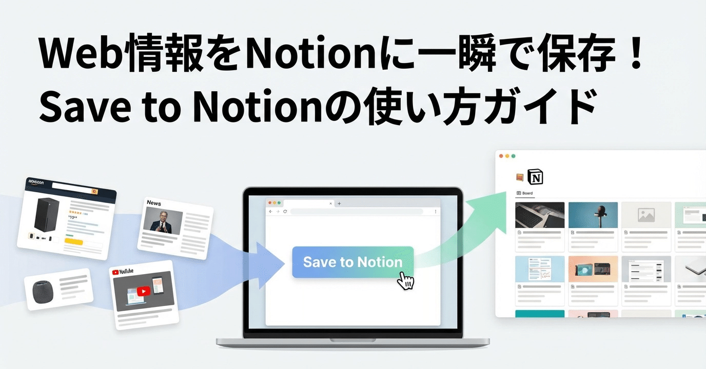 Web情報をNotionに一瞬で保存！Save to Notionの使い方ガイド｜ippo