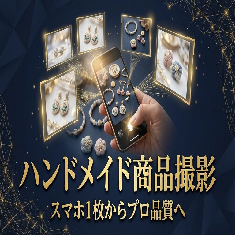 写真1枚でOK】AIでハンドメイド作品の商品写真&説明文を代行し、minne