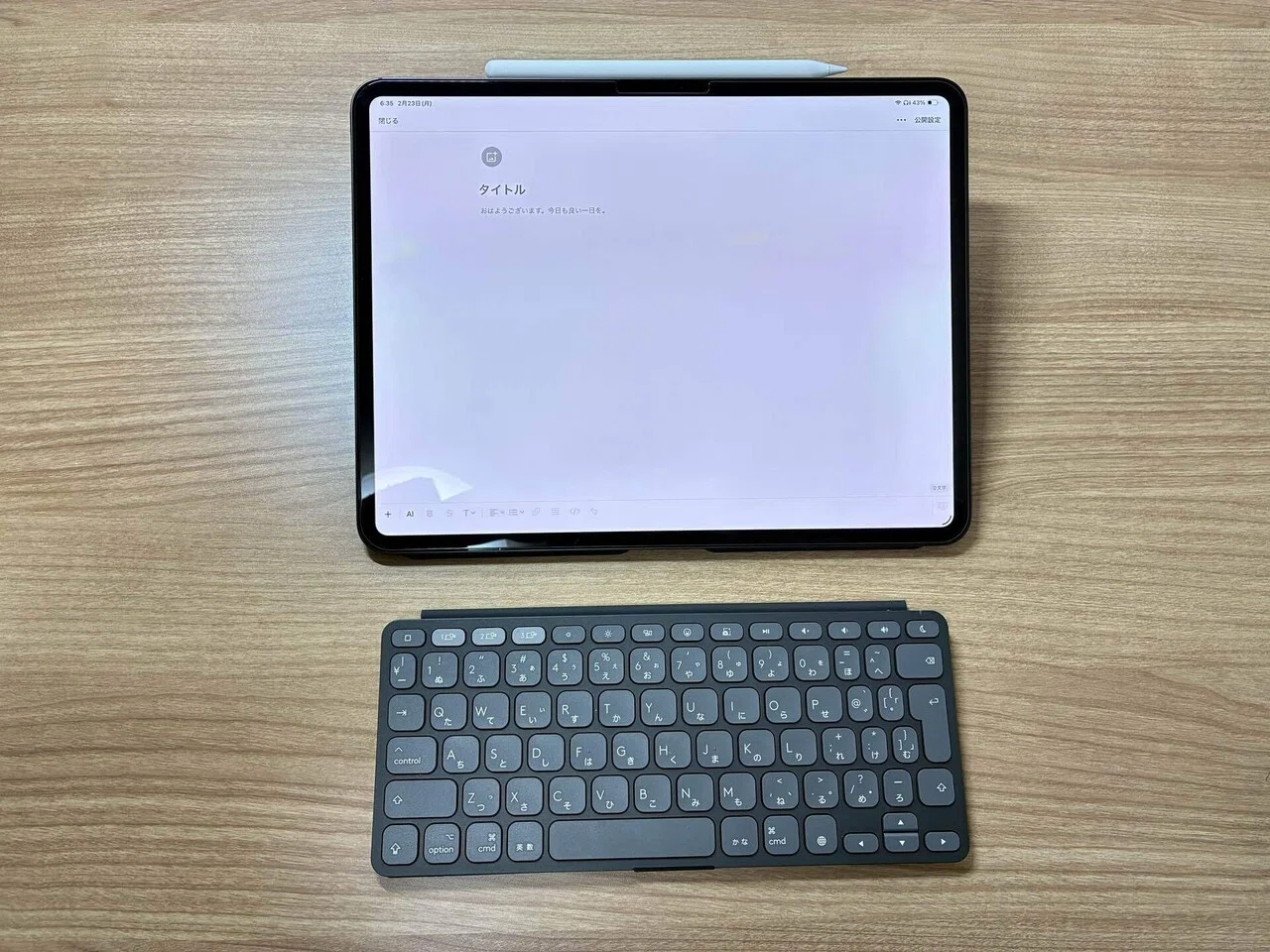 軽量＆薄型】Logicool KEYS-TO-GO2 for iPad を1週間使った正直
