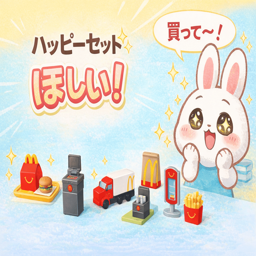 おままごとは最強の知育｜2/27〜ハッピーセットが神ラインナップ｜とま