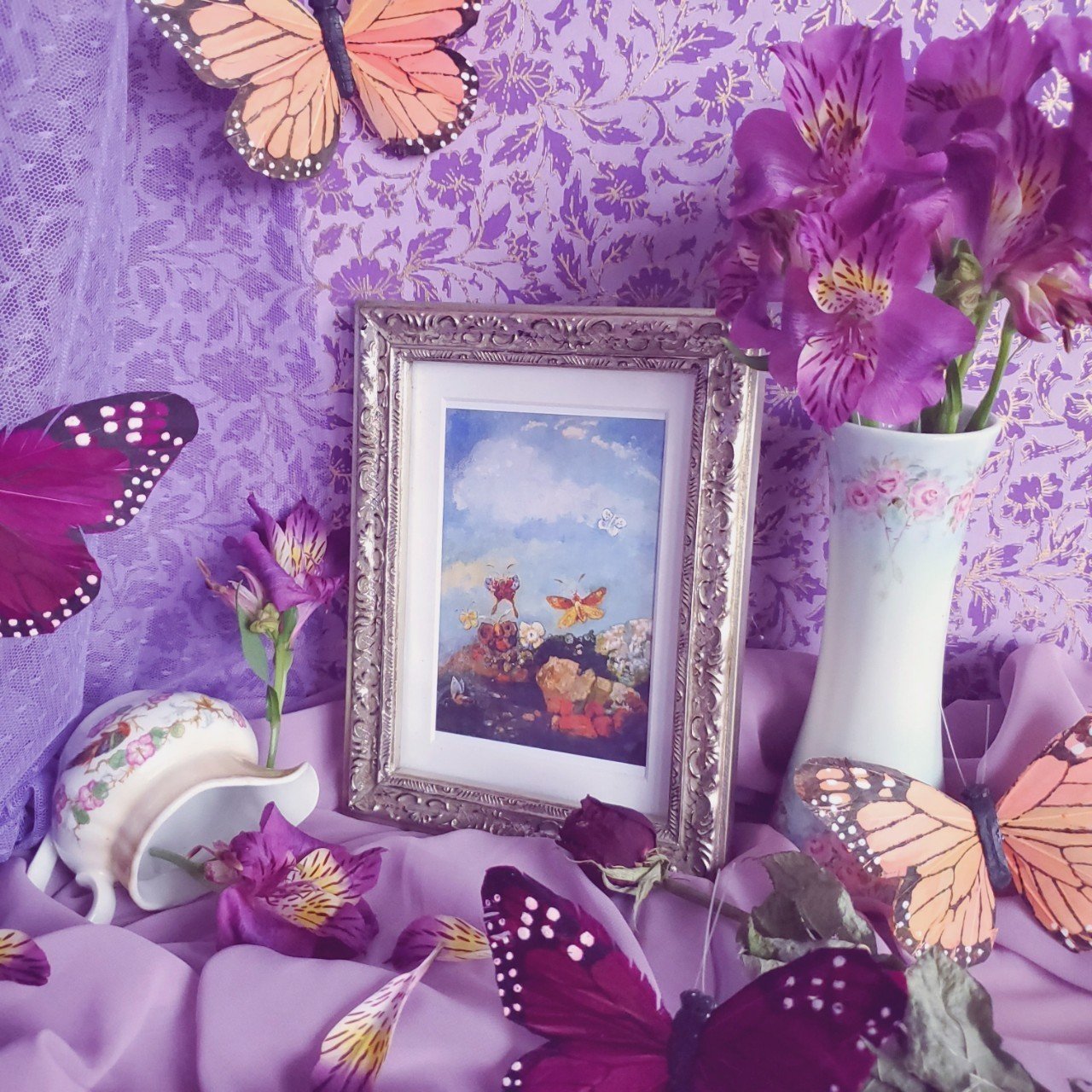 名画をプロップスタイリングしてみる Vol.14】オディロン・ルドン「蝶