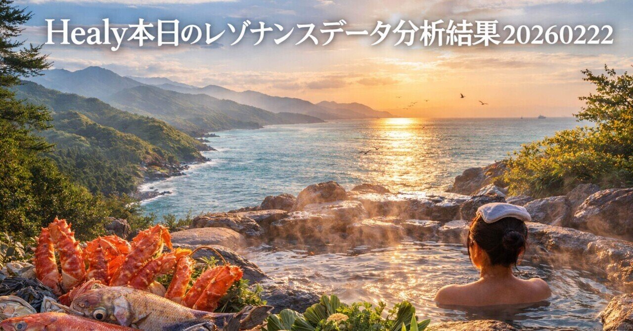 Healy本日のレゾナンスデータ分析結果20260222― 右頸筋が語る「止まる