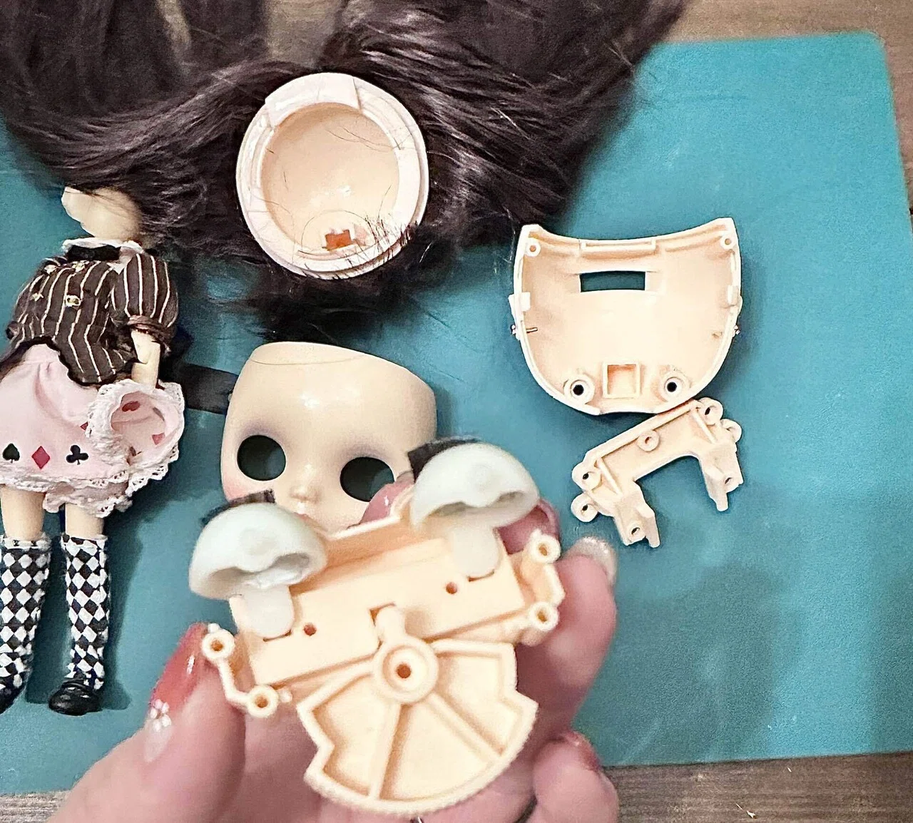 弍】ミディブライス を桃色の姫にプチカスタムしたい！アイチップ交換