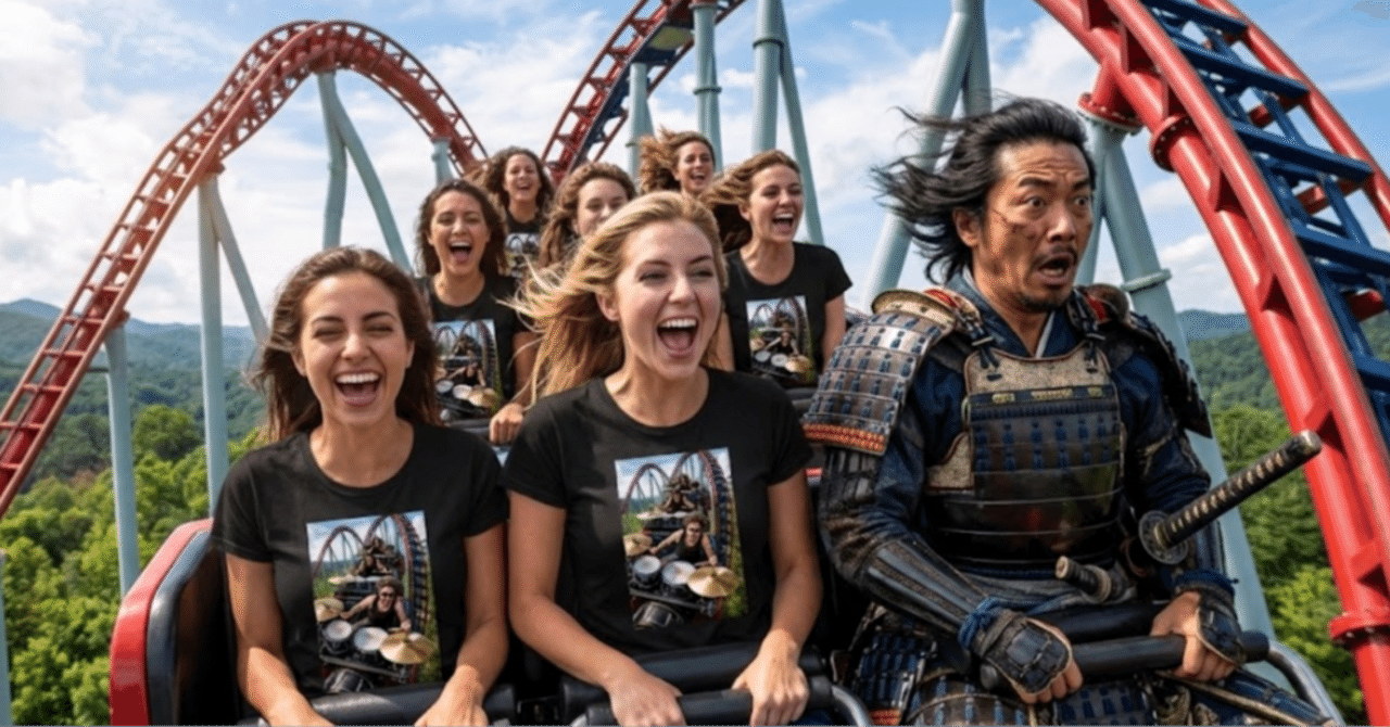 第846弾『ドラムジェットコースタースタンダードTシャツ』｜惠美須丈史