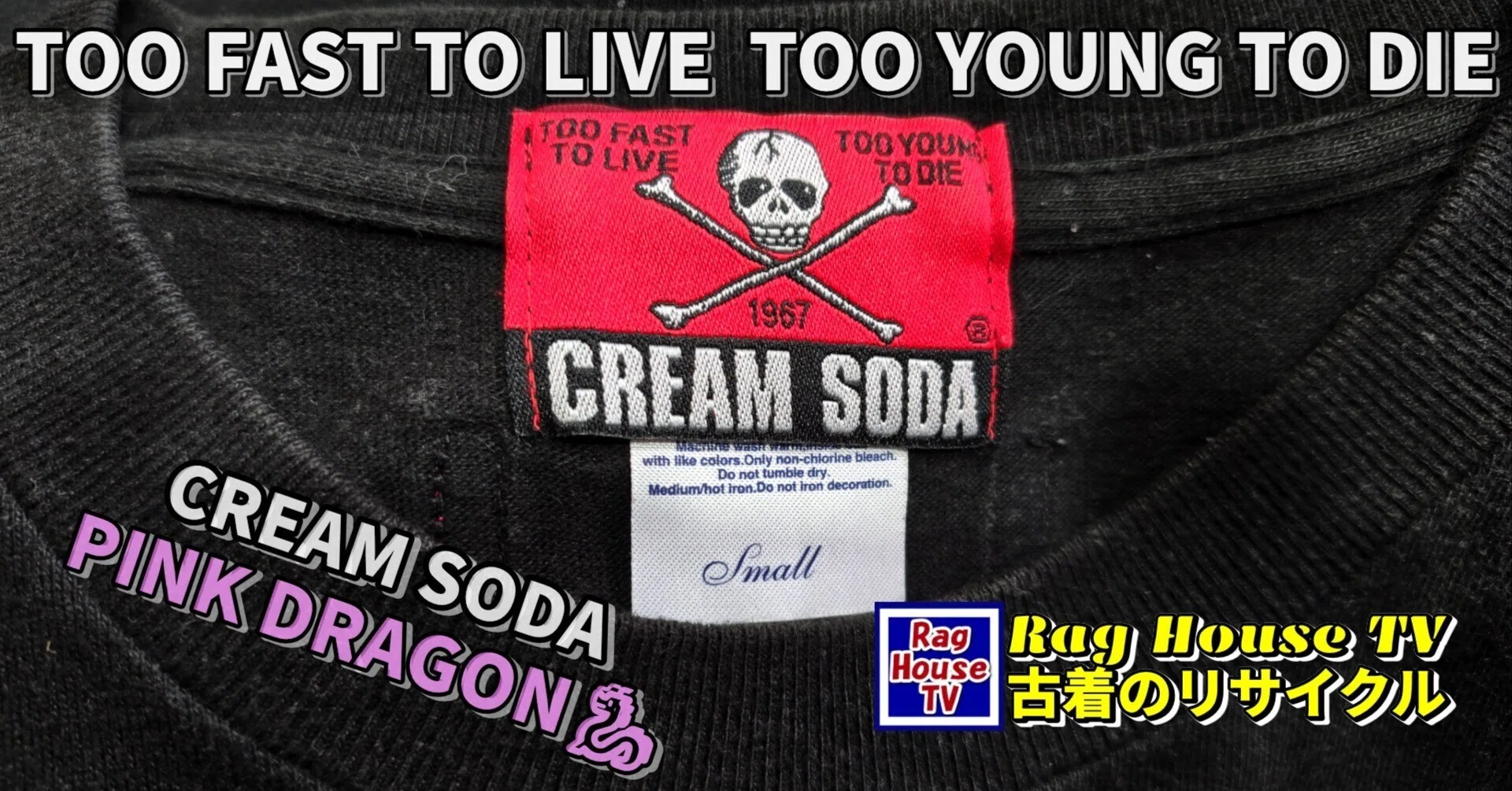 🍦クリームソーダのTシャツをレスキューした💗ピンクドラゴン