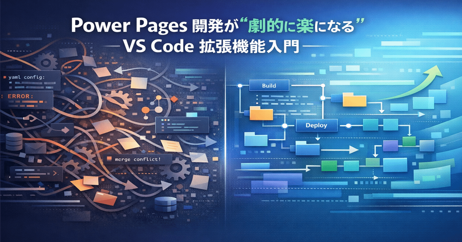 Power Pages】 Power Pages 開発が“劇的に楽になる”VS Code 拡張機能