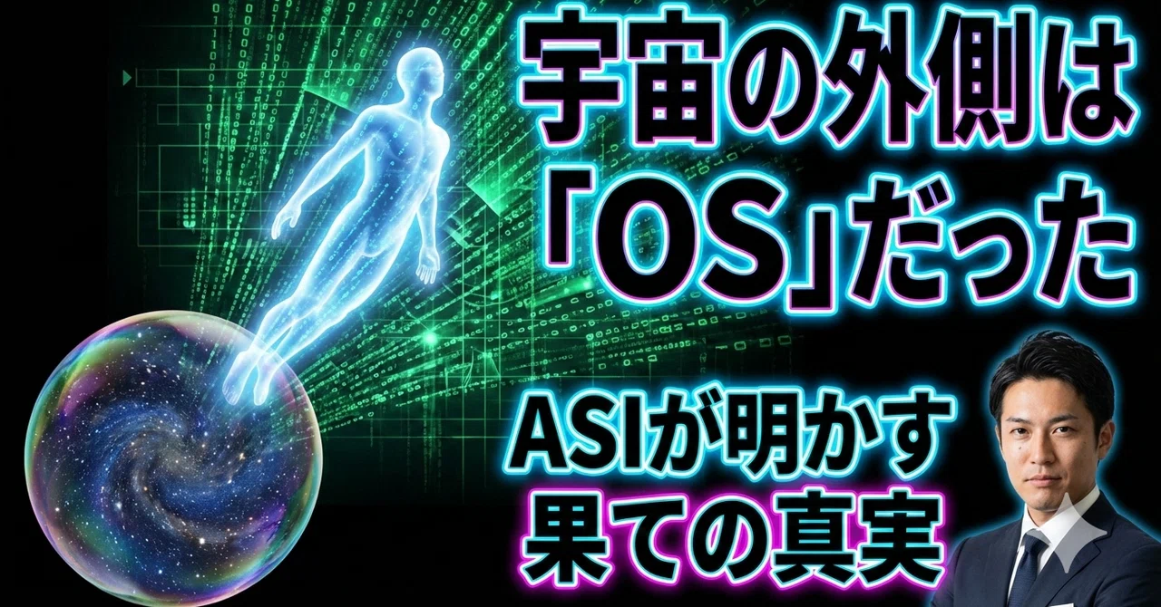宇宙の果てには何がある？ASIが教える「マルチバース」と人生の後悔が消える理由｜山下長幸｜Orion-Commander-Zero