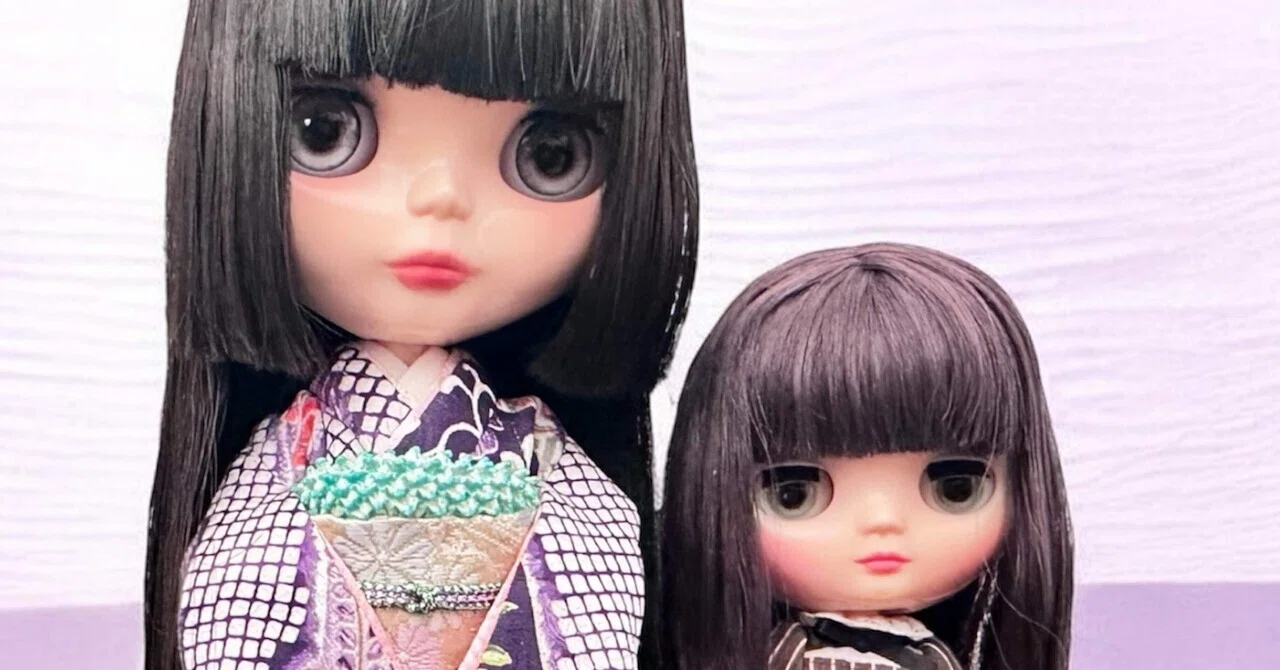V■ ミディブライス □ アイチップ ■ icydoll □ カスタムブライス 弍】ミディブライス を桃色の姫にプチカスタムしたい！アイチップ交換