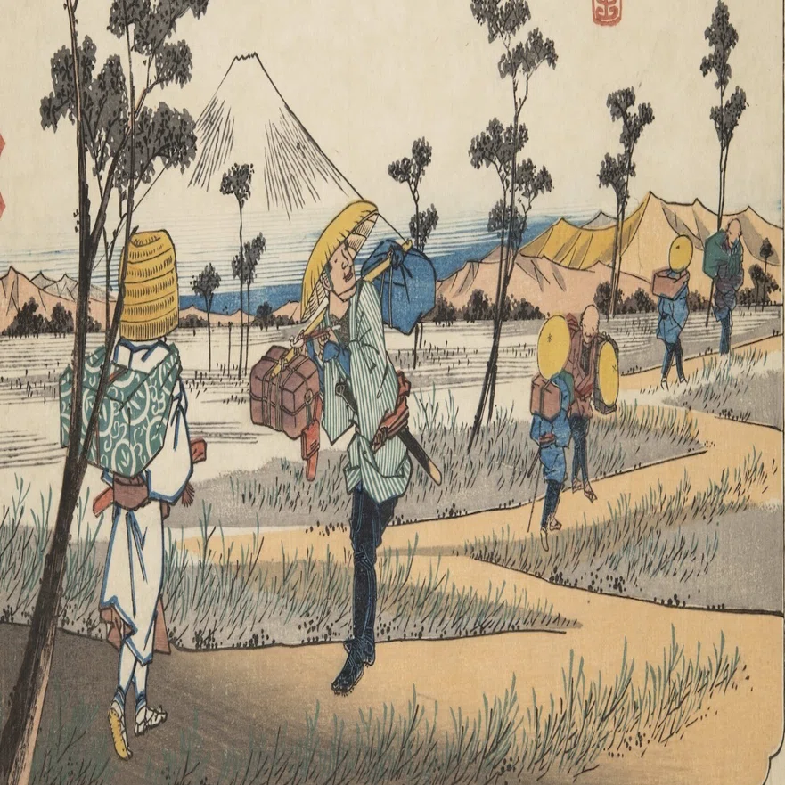 浮世絵おじさんフェスティバル」出品作⑦：渓斎英泉《岐岨街道 鴻巣