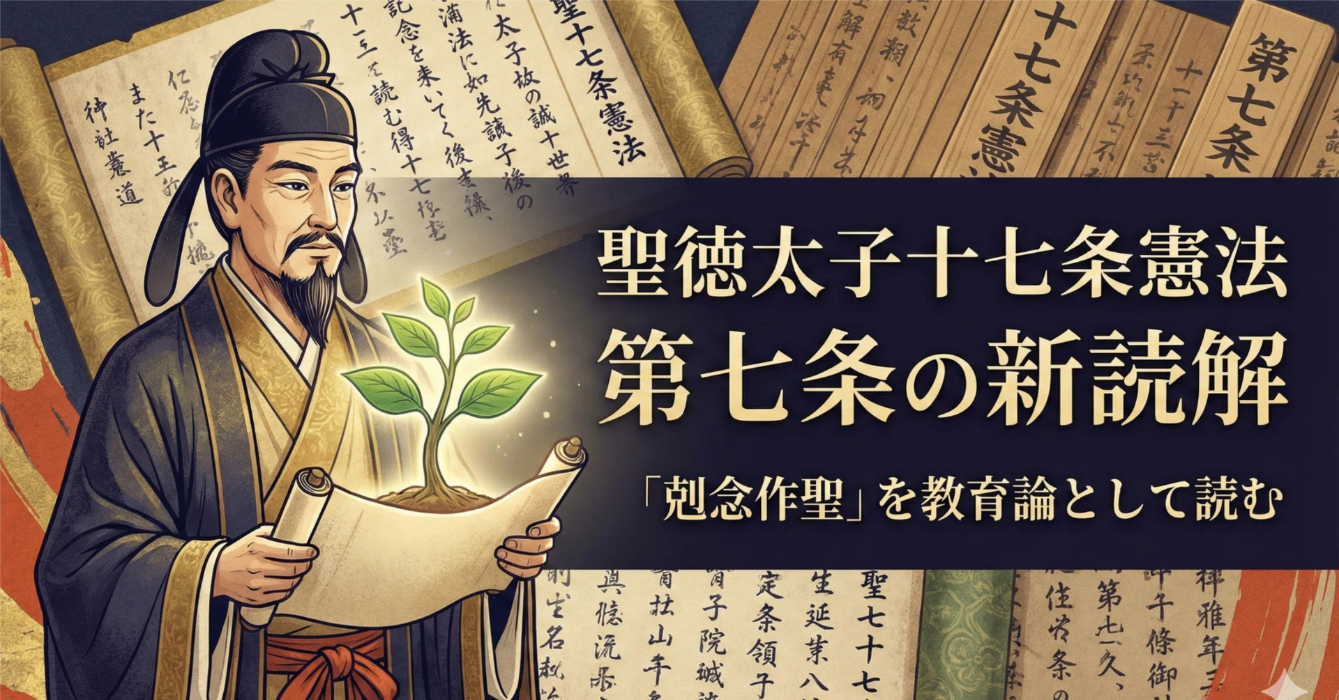 聖徳太子十七条憲法 第七条の新読解─「尅念作聖」を教育論として読む