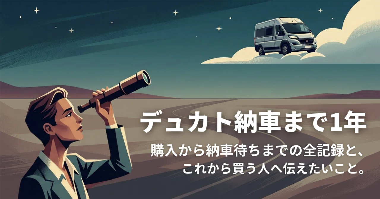 フィアット・デュカト納車まで1年——購入から納車待ちまでの全記録と 