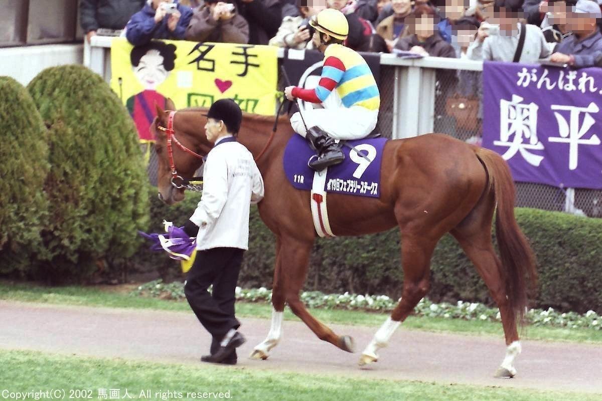 アグネスデジタル 2002年フェブラリーS 現地的中単勝馬券(終了