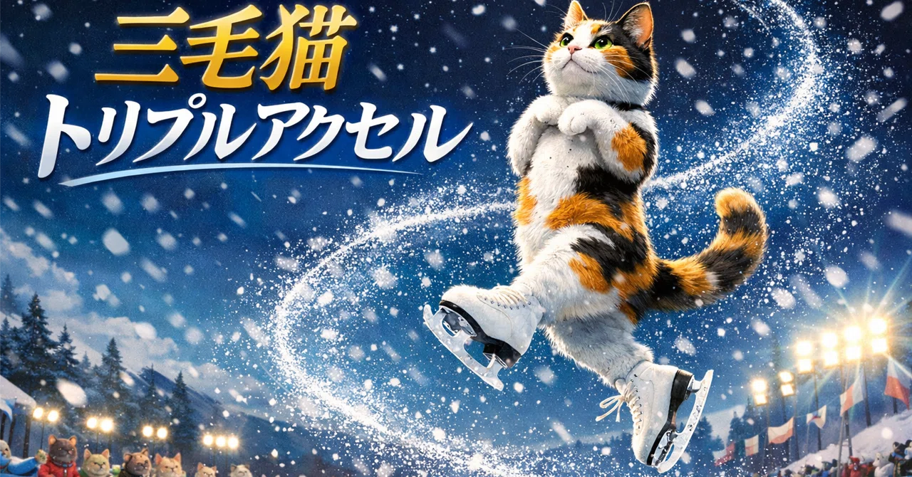 [SS] Calico Cat Triple Axel (410 characters) #WeeklyShortShortNote｜松浦 ...