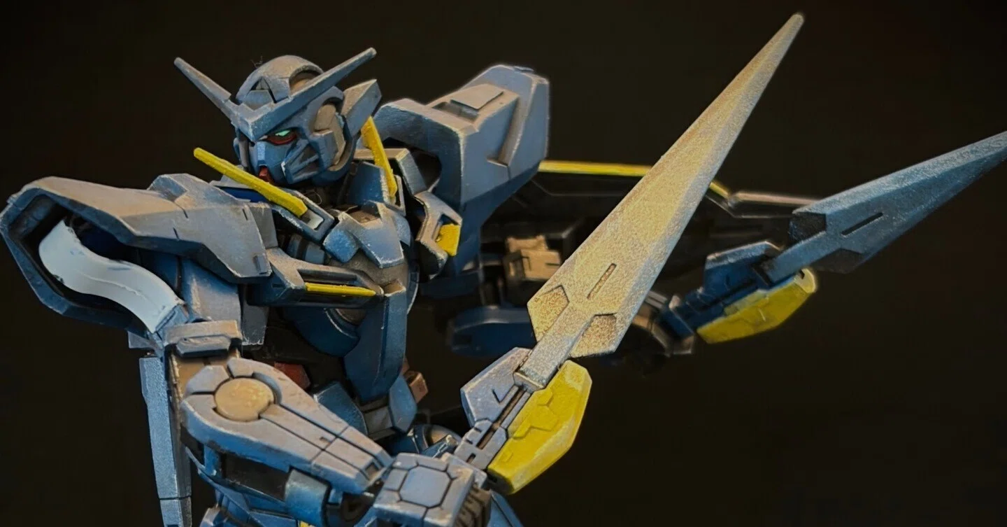 ガンダムエクシア完成】 青のグラデーション風味｜とうと (Touto) | 2