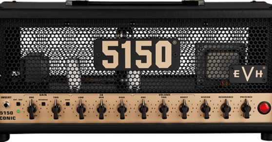 EVH 5150 ICONIC SERIES 15W EL34 HEADで、ヴァン・ヘイレンのブラウン