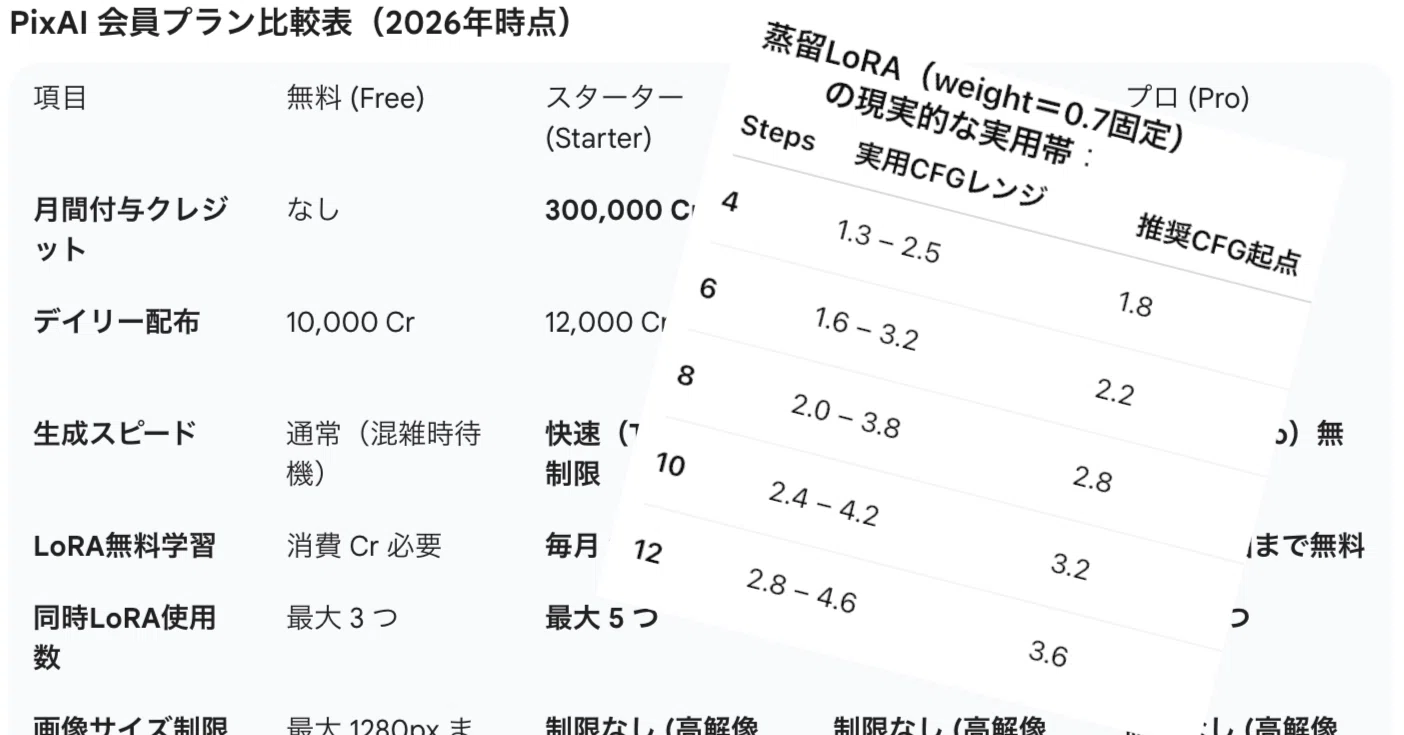 2026.3.6.PIXAI 更新予定ありなので、一旦ここで情報ストップ