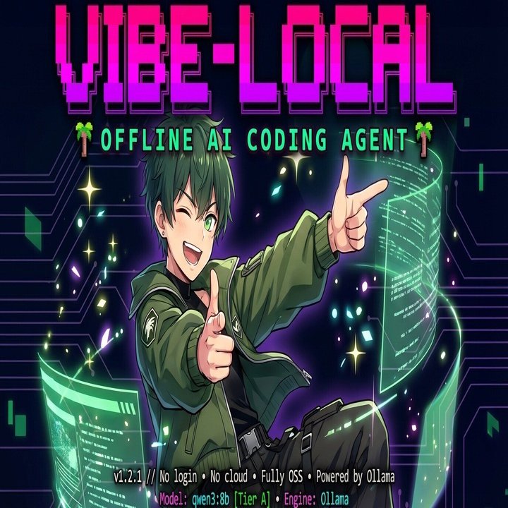 ネットワーク不要・サブスク不要！「vibe-local」Windows 11