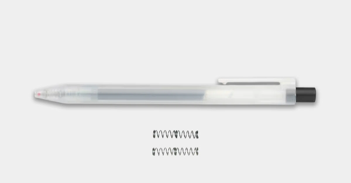 無印良品「さらさら描けるゲルインキボールペン」0.5mm黒の気になって