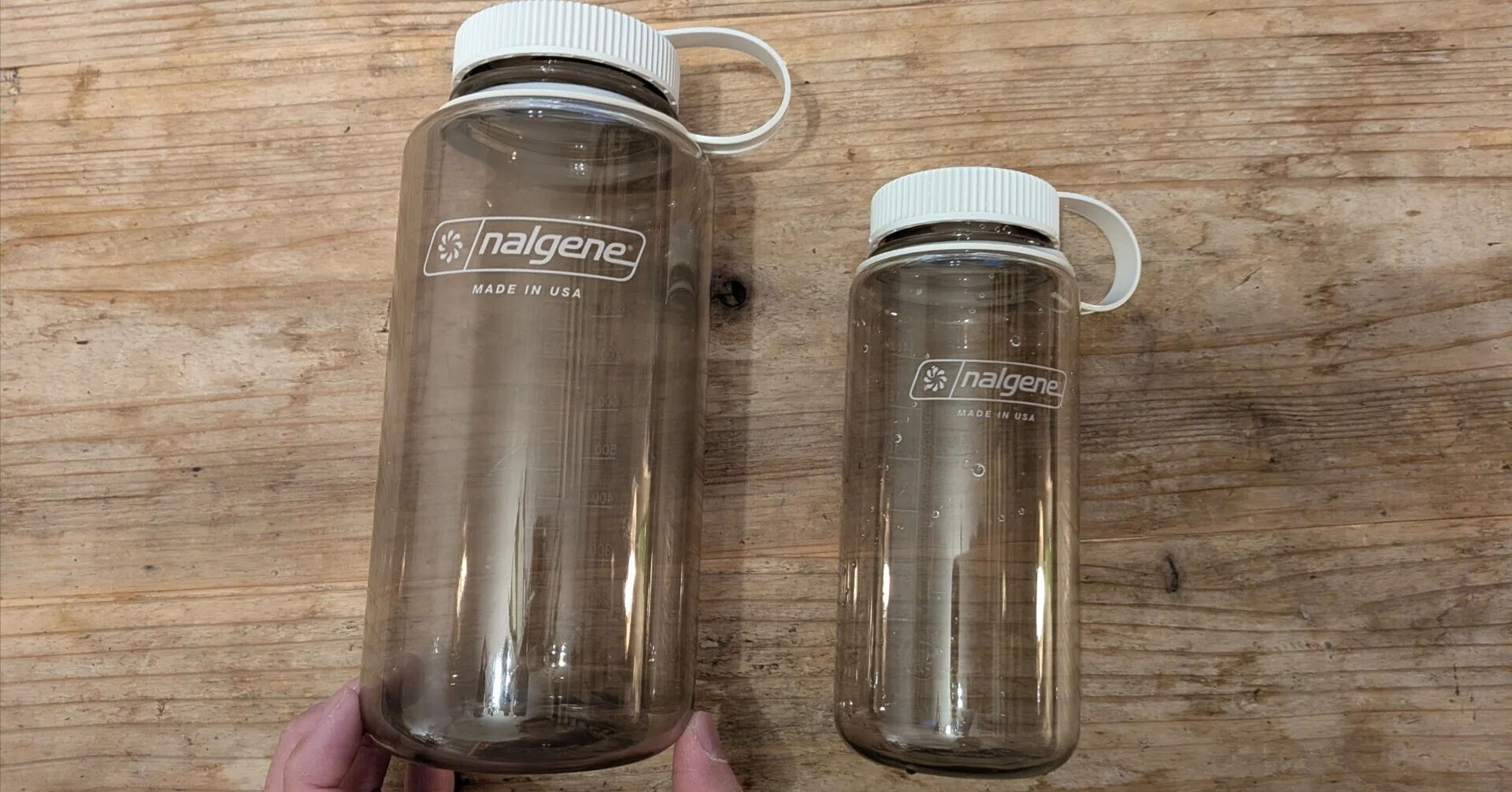 Nalgene(ナルゲン)】「【MONOCHROME】広口0.5L Tritan Renew」先日購入