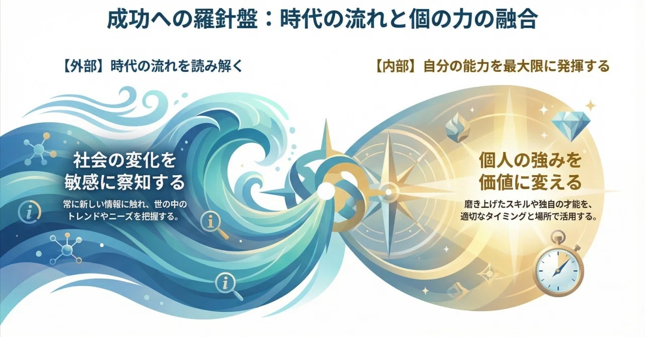 「時代の流れ」を読み「自分の能力」を発揮できるポイントを見つける｜リム0＠私立中学・高校の先生