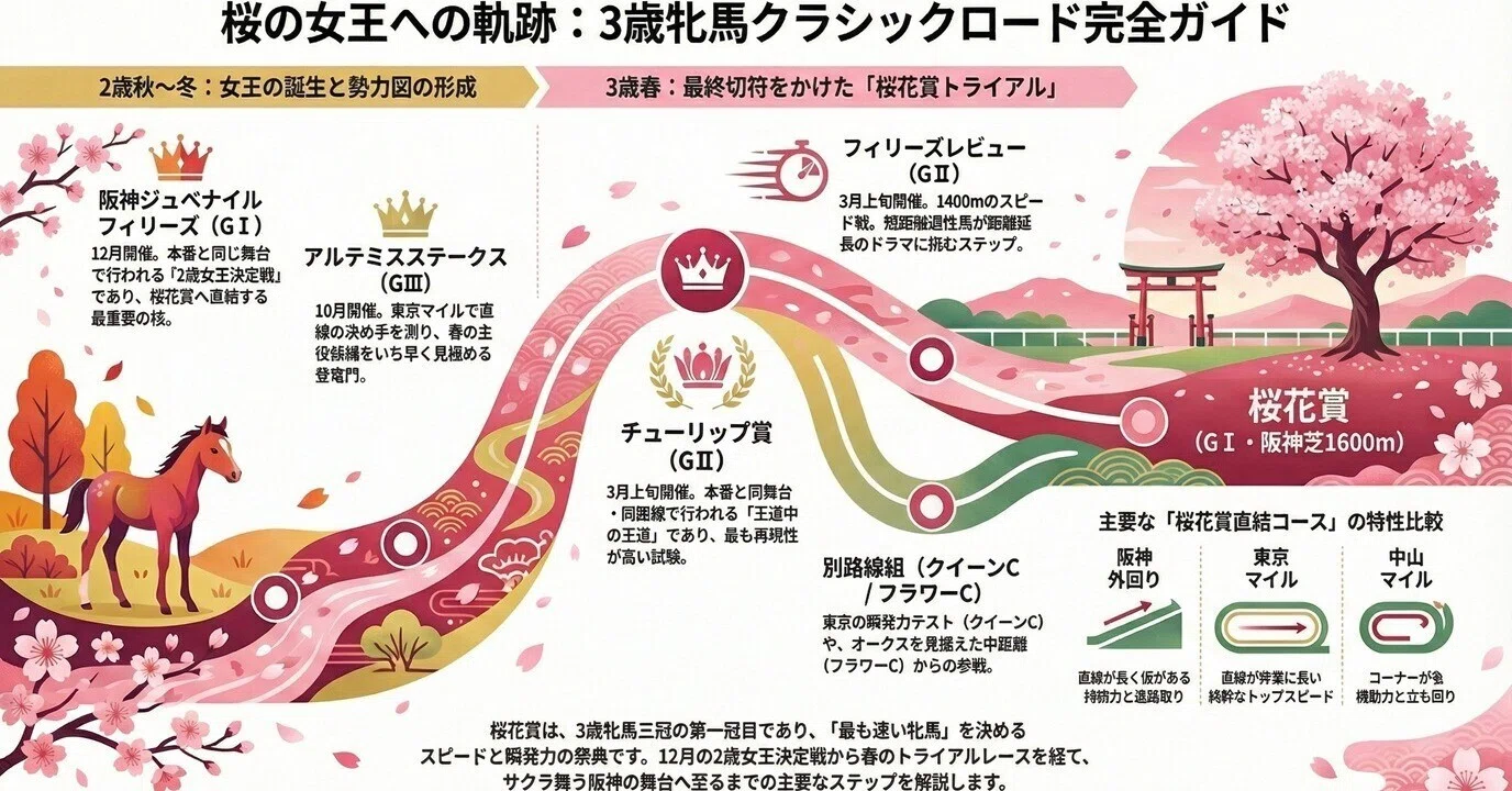 桜花賞への道クラシックロード完全ガイド｜nobita