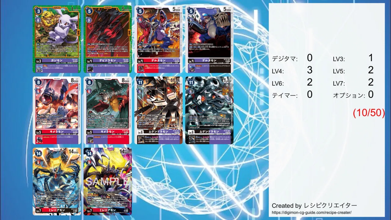 デジカ】時間切れ両負け対策 ミレニアモン編｜ふねよ