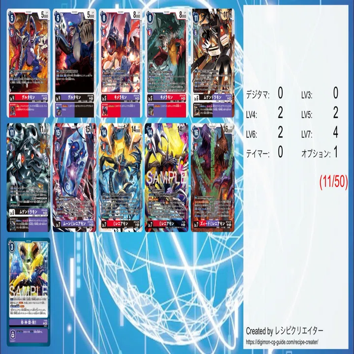 デジカ】時間切れ両負け対策 ミレニアモン編｜ふねよ