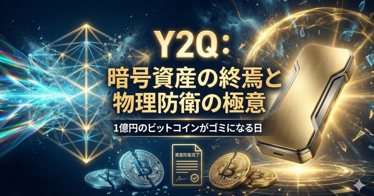 【第3部：Day 1】暗号資産 Y2Q 対策 2026｜1億円以上のビットコインが「無価値なゴミ」に変わる日。資産家が今すぐ捨てるべき旧式暗号 ...