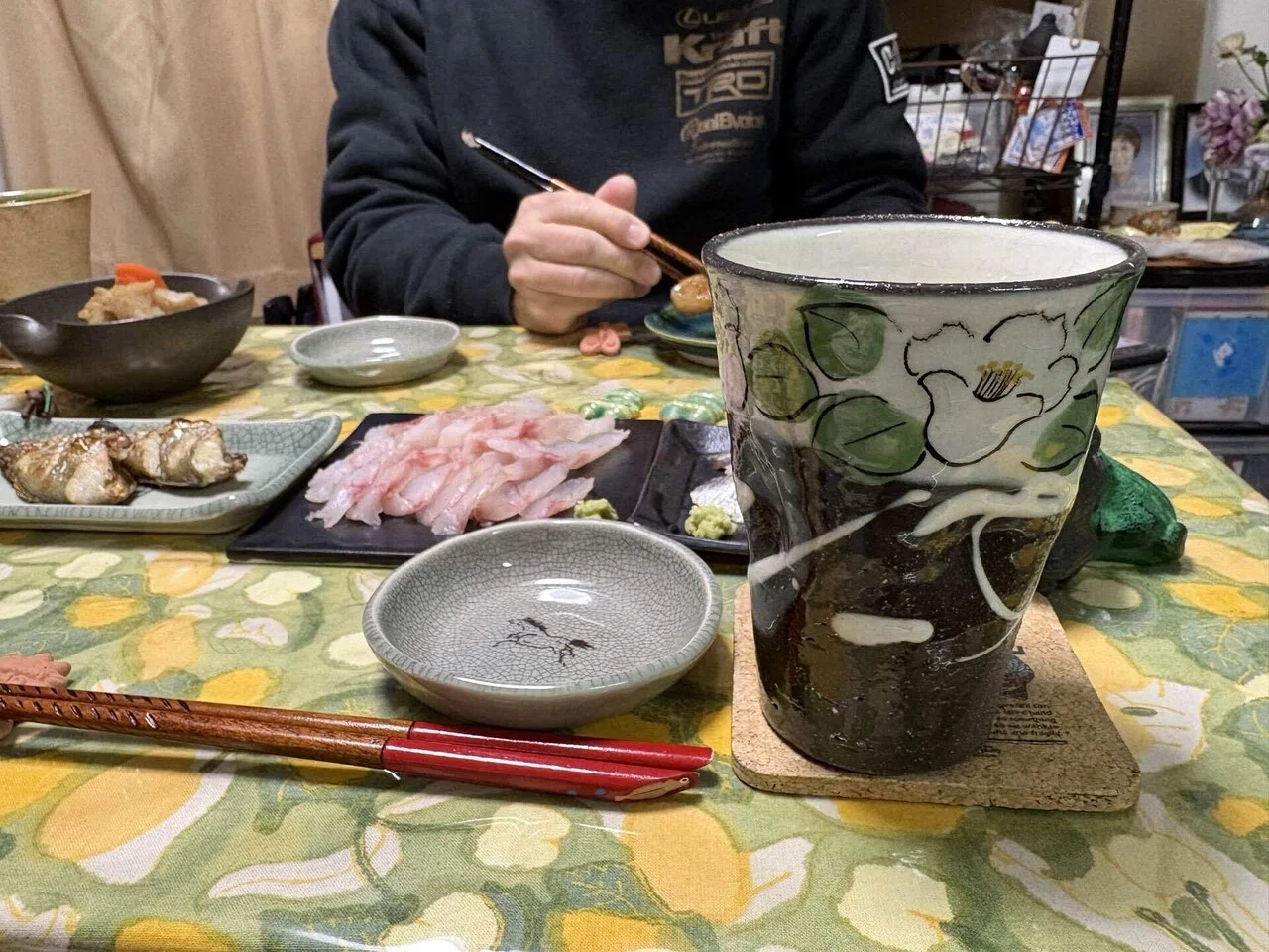 昨夜の晩酌と、大堀相馬焼半谷窯さんのこと｜安部忍