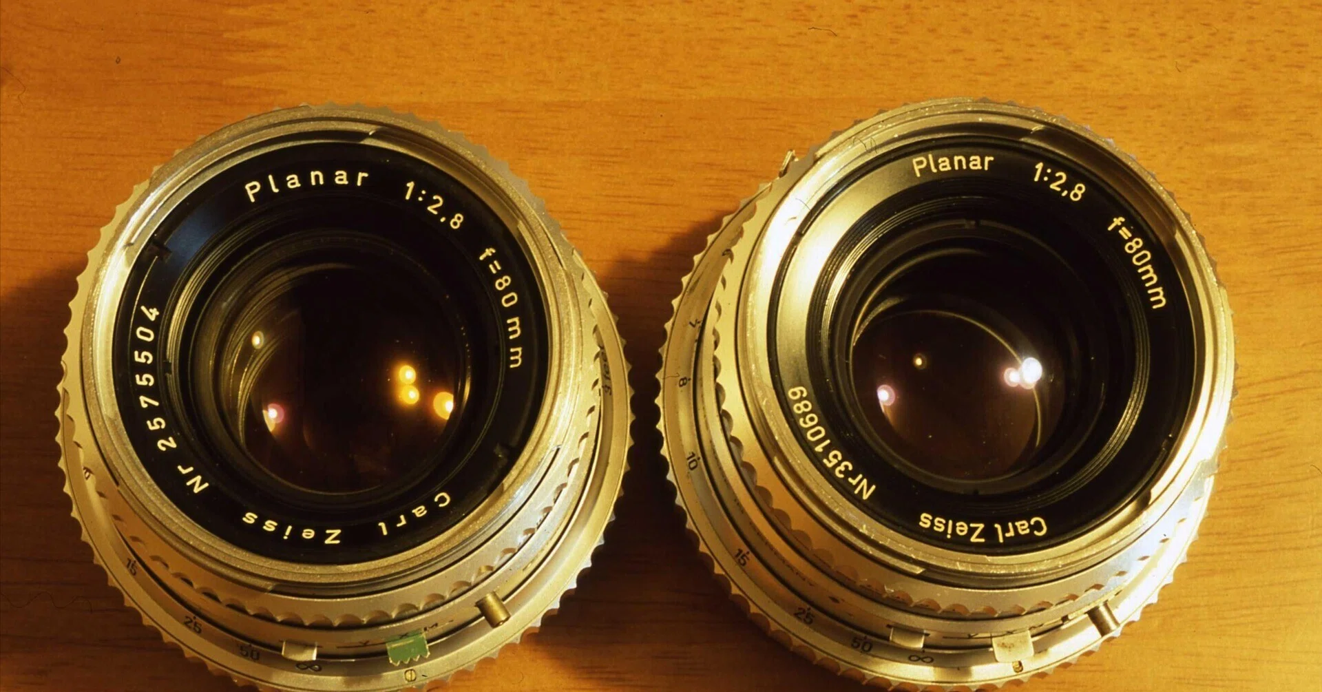Hasselblad Planar C 80m/mレンズ 6枚玉 & 7枚玉 を比較してみました