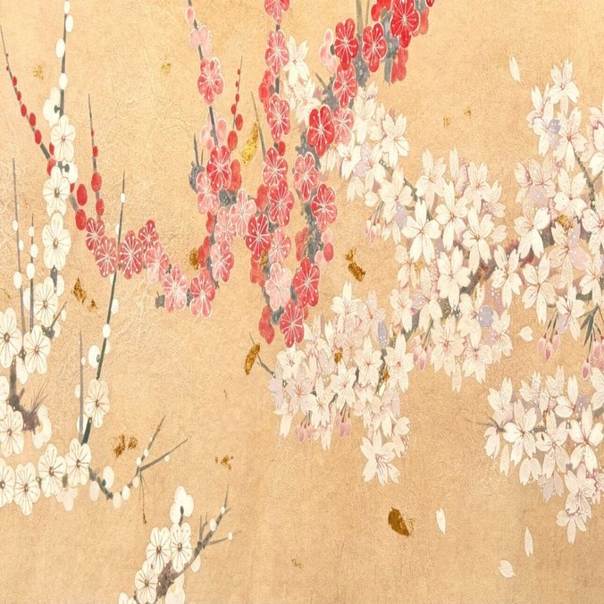 吉兆を描く人──藤原郁子が創造する現代花鳥画の縁起美学｜ギャラリーワオ