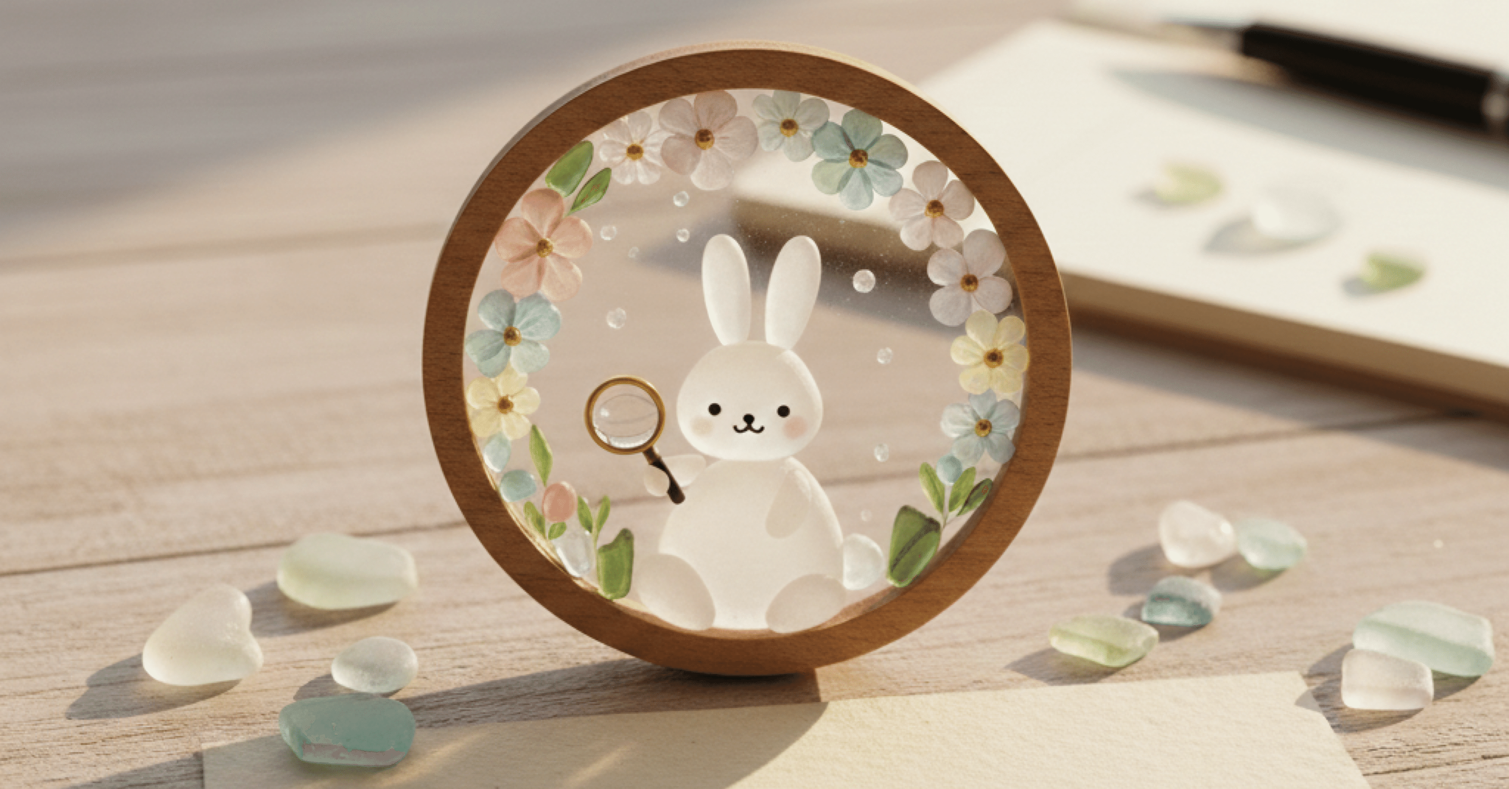 制作の裏側】なぜ、うさぎなのか？ シーグラスのしっぽから始まった