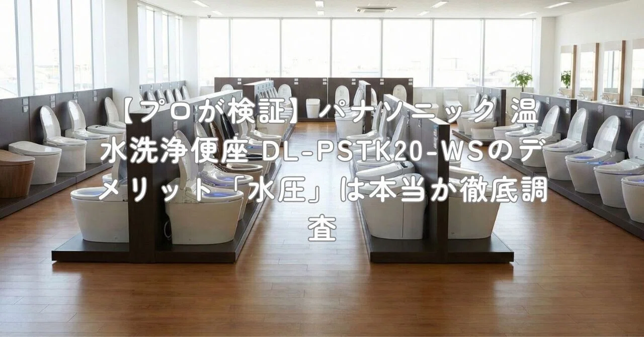 プロが検証】パナソニック 温水洗浄便座 DL-PSTK20-WSのデメリット